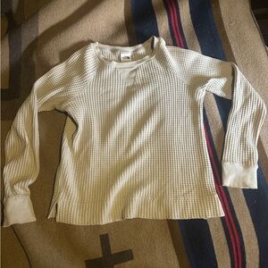 The North Face Beige Waffle Knit Sweater